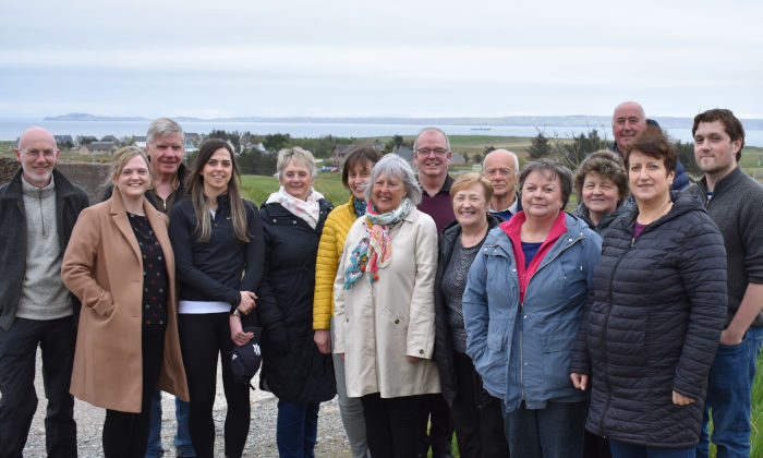 Comann Eachdraidh Sgìre a’ Bhac trustees - click for larger image the Comann trustees